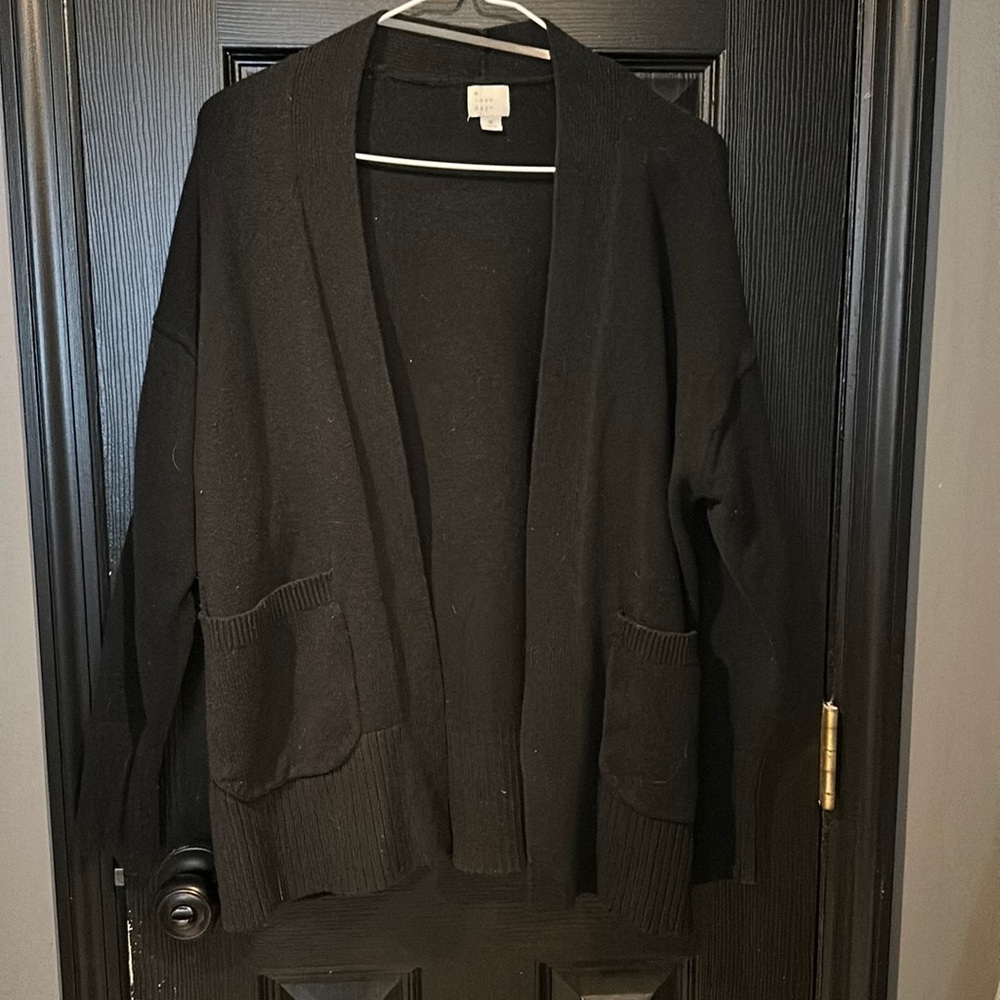 Black Cardigan with pockets
